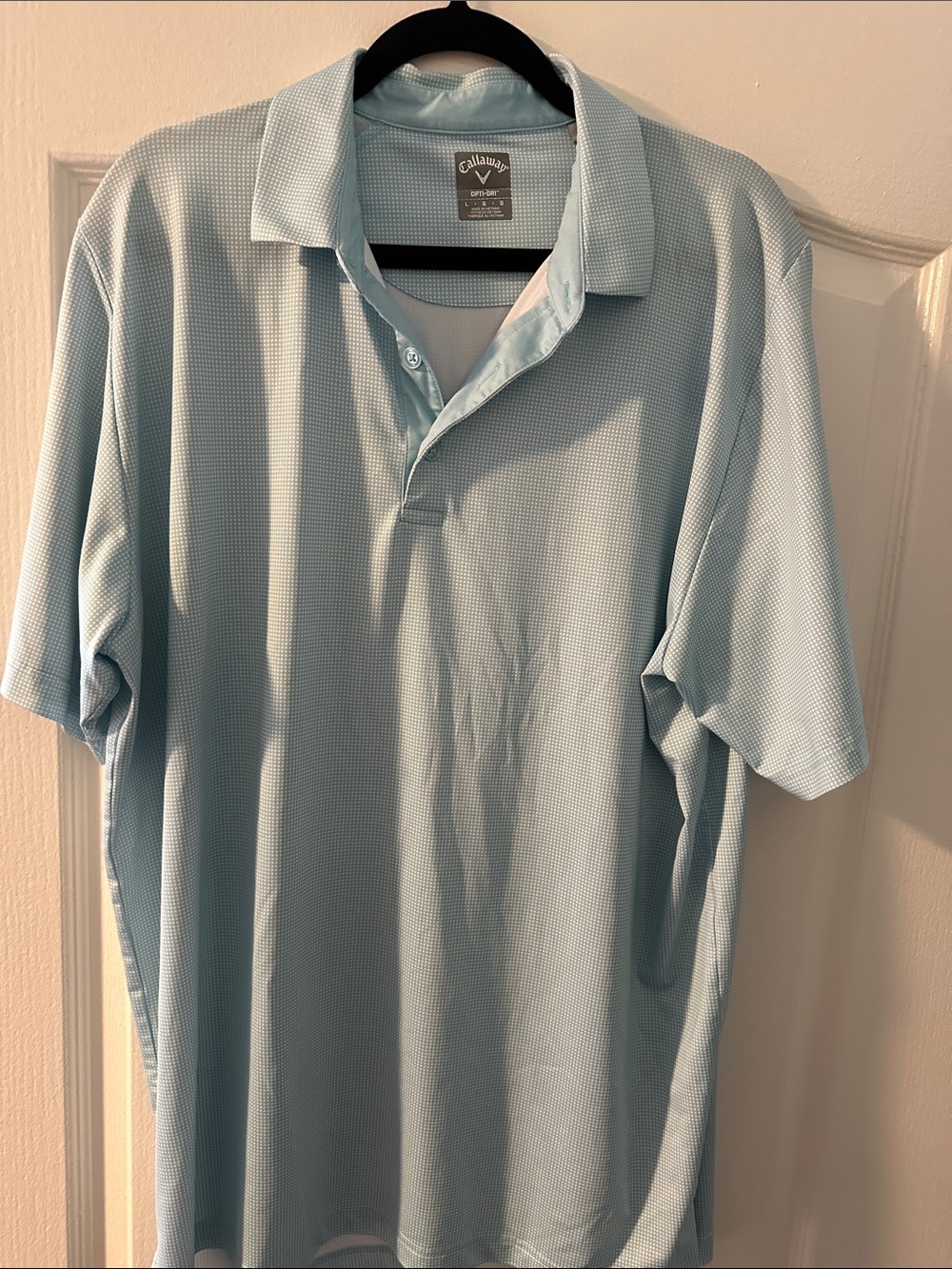 Callaway Pale Blue Men's Performance Polo